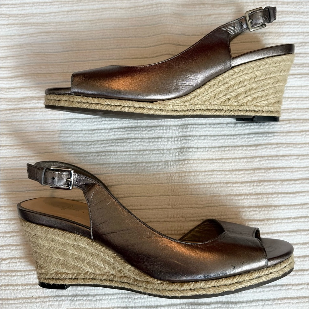 Cole Haan Metallic Open-Toe Sandals